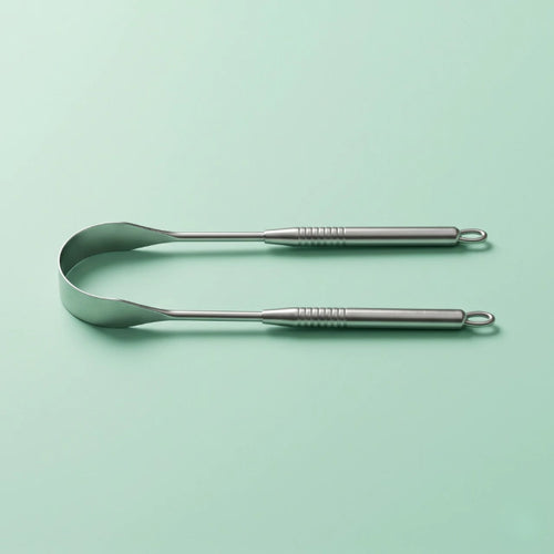 Raspador Limpiador Lengua Limpieza Lingual Facil Acero Inoxidable