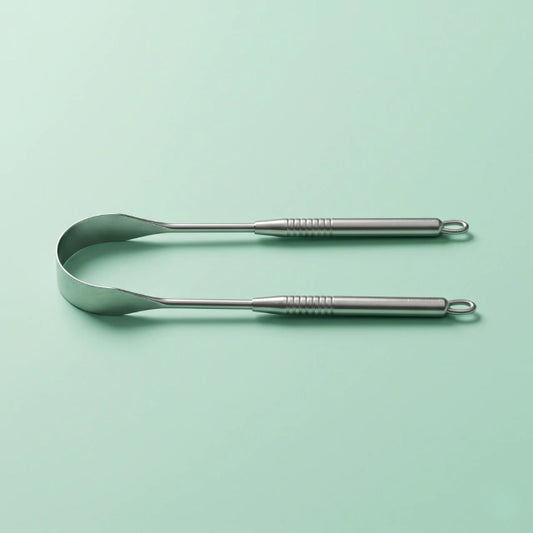 Raspador Limpiador Lengua Limpieza Lingual Facil Acero Inoxidable