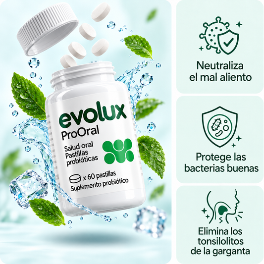 Evolux™ - Probiotico oral para Aliento Fresco
