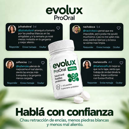 Evolux™ - Probiotico oral para Aliento Fresco